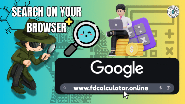 How to Search FD Calculator